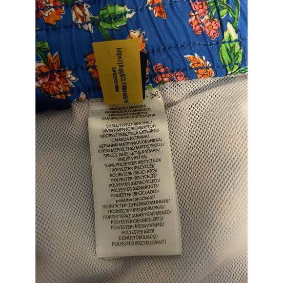 Polo Ralph Lauren Swim Trunks Mens 3XLT Blue Floral Mesh Lining Pockets Beach - Picture 4 of 9